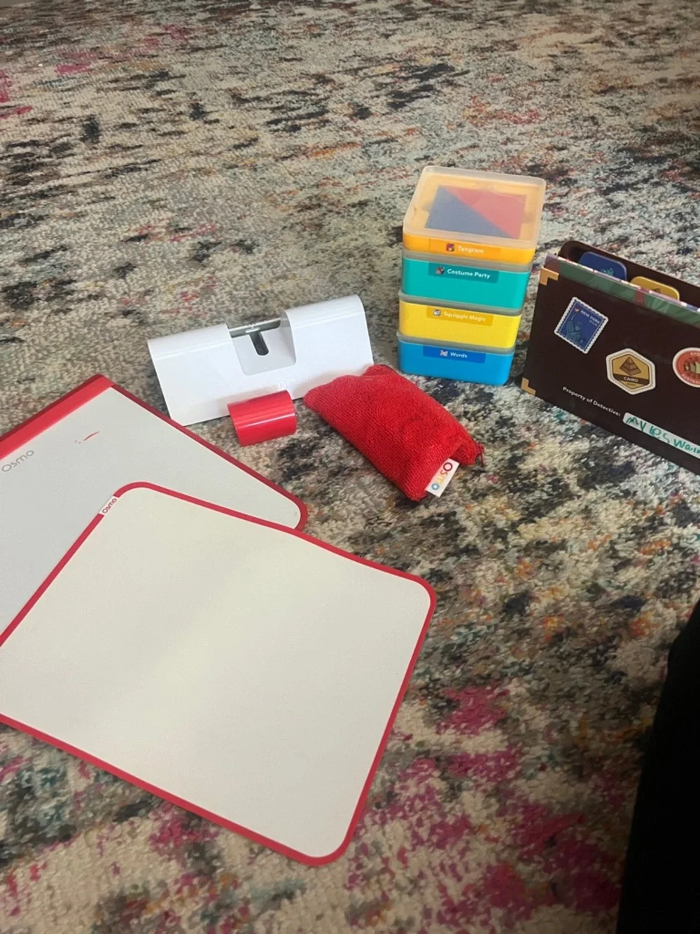 Osmo Red Tablet Accessory Kit with 5 games